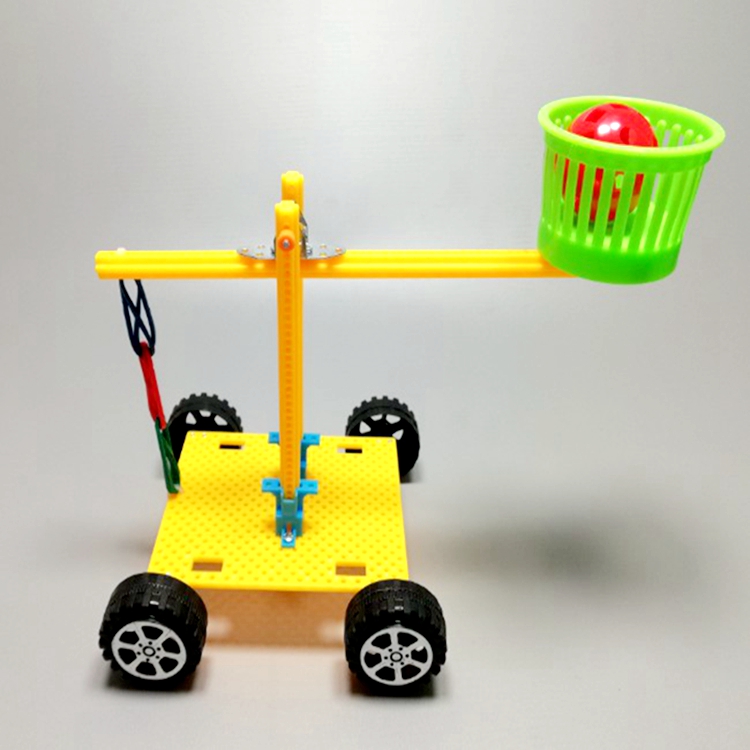 投石车 投篮器 儿童手工拼装材料模型科学实验玩具diy科技小制作